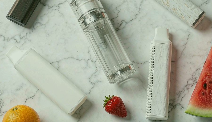 Algeria Convenience Store Long Shelf Vape packaging detail