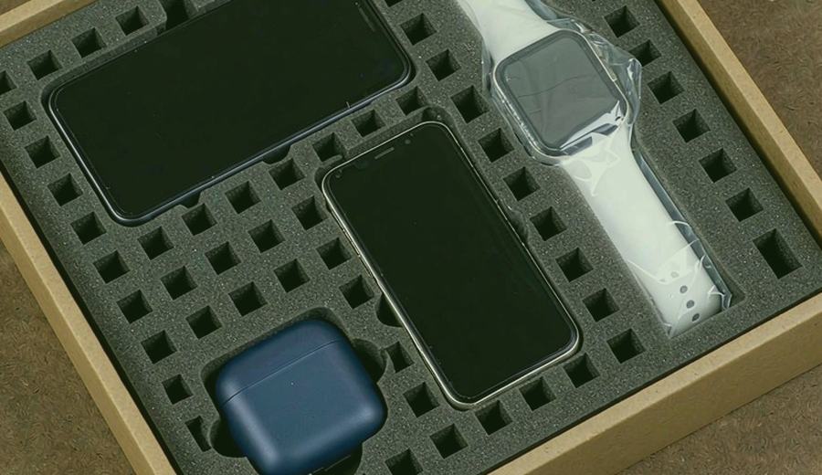 Algeria Convenience Store Long Shelf Vape packaging detail